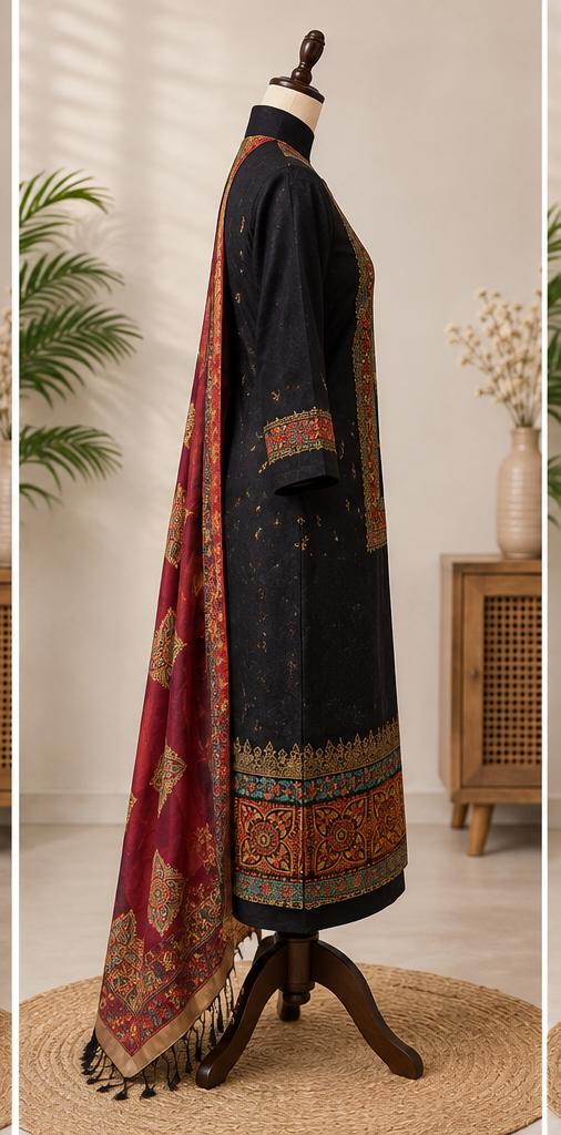 Shahjadi Exclusive Block Three Pieces — image 2