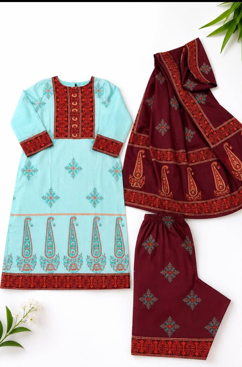 Designer Three Pieces